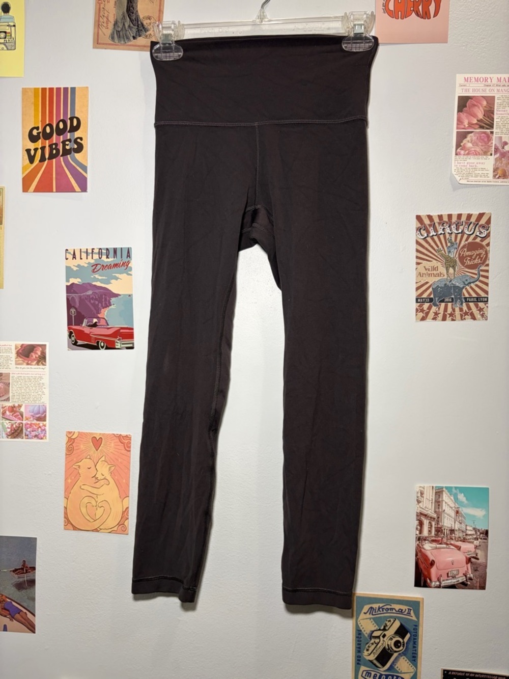 lululemon athletica Black High-Waist Cropped Leggings